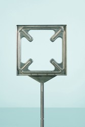 Plate holders made of chrome-nickel steel