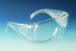 Schutzbrille farblos ideal für Werksbesucher Montage- und Laborarbeiter, CLARELLO