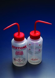 Azlon® Multi-lingual safety venting wash bottle