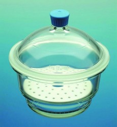 Exsikkatoren, Borosilikatglas 3.3, mit Kunststoffknopfdeckel