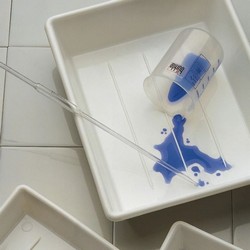 Laboratory trays / spill troughs separate Bürkle