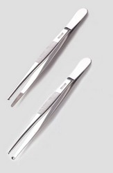 Forceps, 18/10 stainless steel LLG-Labware