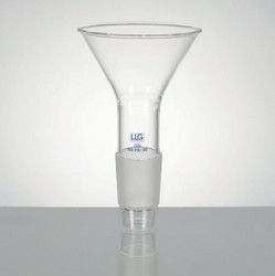 Powder funnel with NS cone, borosilicate glass 3.3 LLG-Labware