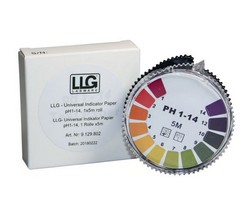 Indicator paper, rouleaux LLG-Labware