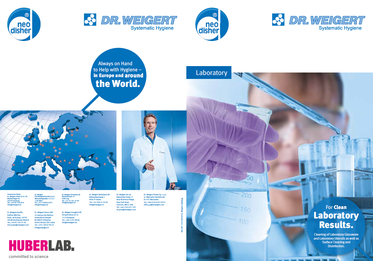 Produktkatalog Dr. Weigert Neodisher für saubere Laborergebnisse 