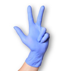 Disposable protective glove Nitrile Xtra lite, powder-free, Semperguard®