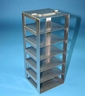 vertical rack stainless steel BRAVO 25 / 138x138 mm (WxD)
