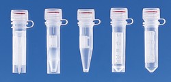 Microcentrifuge Tube attached screw cap (PP) with seal, non-sterile