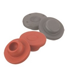Rubber Straight Plug Stoppers Wheaton