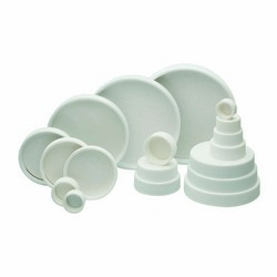 Polypropylene Screw Caps with foamed PE Liner, Solid Top Wheaton