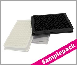 Samplepack  Microplates 96 Well in PS, white, black, med. binding Greiner Bio-One