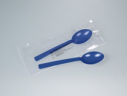Spoon for foodstuffs, blue SteriPlast® Bürkle