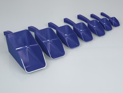 Detectable scoops, blue <em class="search-results-highlight">SteriPlast®</em>