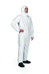 Hooded protective coveralls <em class="search-results-highlight">Tyvek®</em> 400 DualFinish DuPont™