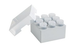 EPPENDORF - Aufbewahrungsbox 3 x 3, für 0.5 ml und 50 ml