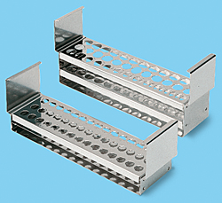 Test tube racks made of stainless steel, to +150 °C Julabo