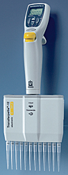 Transferpette -8 and -12 electronic Multichannel microliter pipette Brand