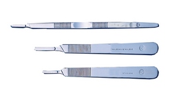 Scalpel handles made of stainless steel