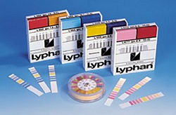 Strips for pH controls Lyphan