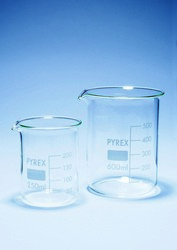 Beaker glass low form PYREX