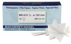 Filter papers MN 615 1/4, Folded filter papers qualitative Macherey-Nagel