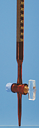 Büretten FORTUNA mit Schellbachstreifen gerade, Kl. AS, aus Borosilikatglas